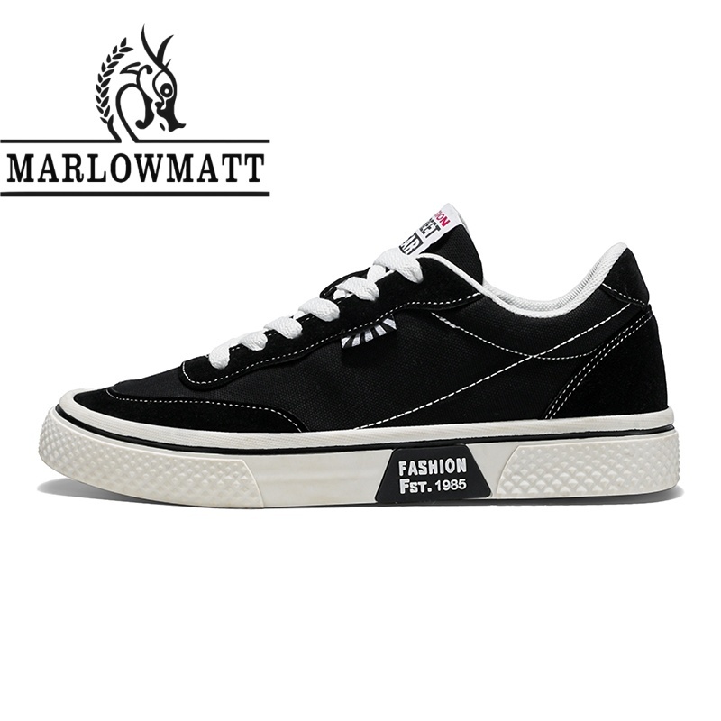 รองเท้าลําลองผู้ชาย Marlowmatt | เทรนด์แฟชั่น | สไตล์สไตล์ใหม่ | กันลื่นระบายอากาศ | รองเท้าผ้าใบนักเรียนชาย