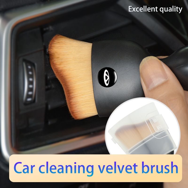 แปรงทําความสะอาดเครื่องปรับอากาศรถยนต์ช่องระบายอากาศรถยนต์ช่องว่างกําจัดฝุ่นแปรงขนนุ่มเครื่องมือทําค
