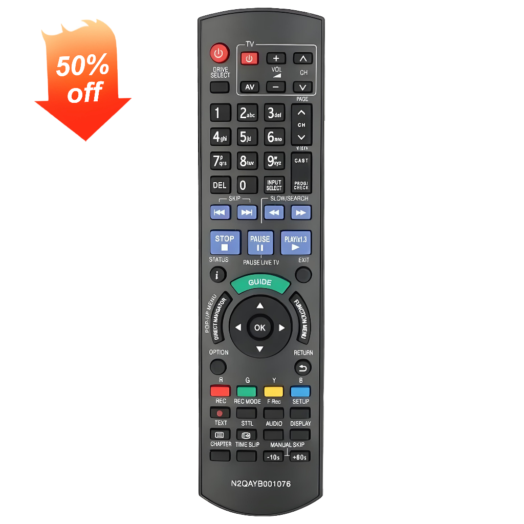 N2QAYB001076 รีโมทคอนโทรลสําหรับ Panasonic Blu-Ray Disc DVD Player DMR-BWT760 DMRBWT760 DMR-BWT760GN