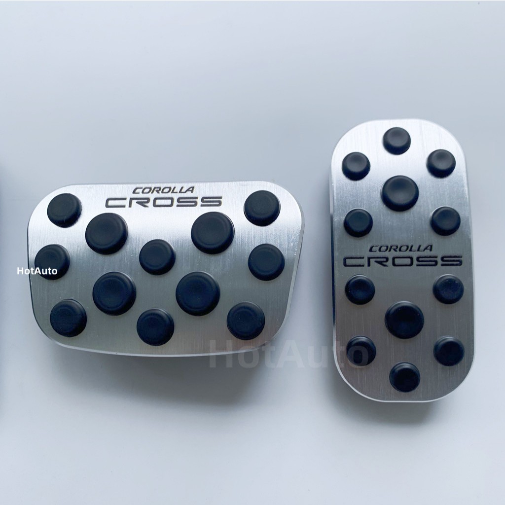 ฝาครอบคันเหยียบกันลื่น Toyota Corolla Cross แป้นคันเร่ง เบรค - รูปที่ 2