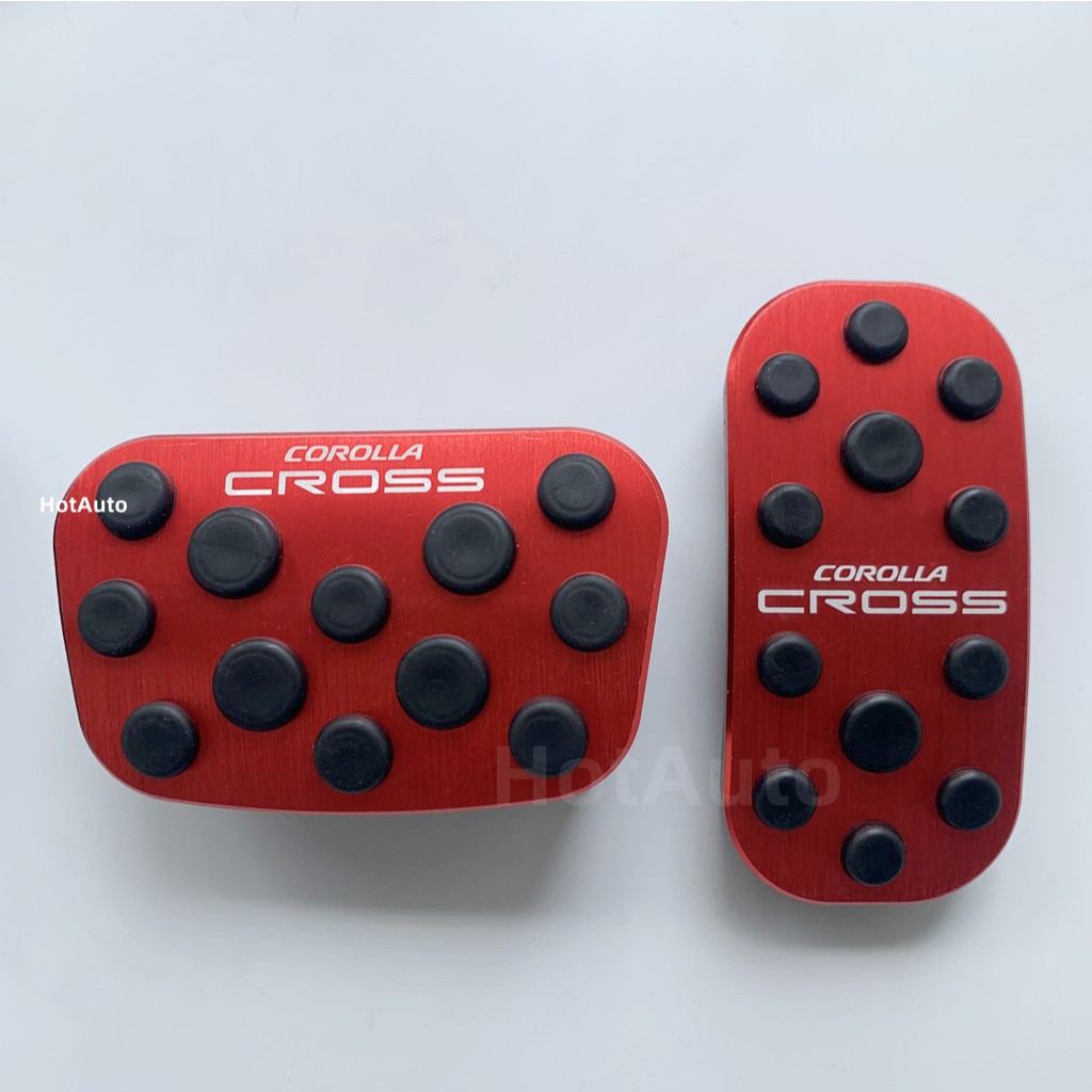 ฝาครอบคันเหยียบกันลื่น Toyota Corolla Cross แป้นคันเร่ง เบรค - รูปที่ 3