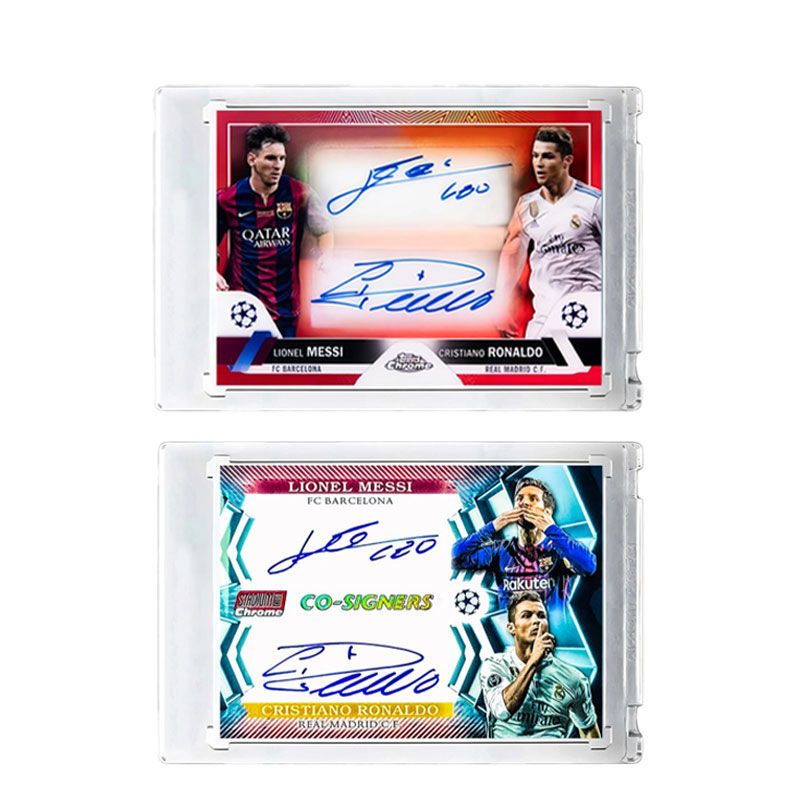 Messi&Ronaldo Homemade Star Card \Signature Star Card\Refractive Card\Fan Collection Card