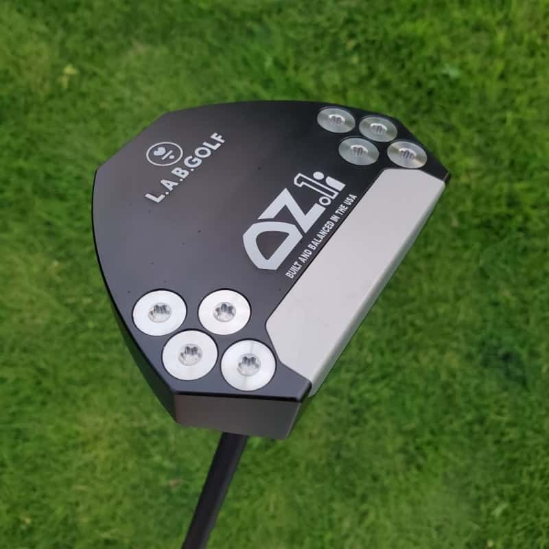 พัตเตอร์กอล์ฟสำหรับมือซ้ายและมือขวาแบบ OZ-1i พร้อมเพลาเหล็กและหัวครอบ