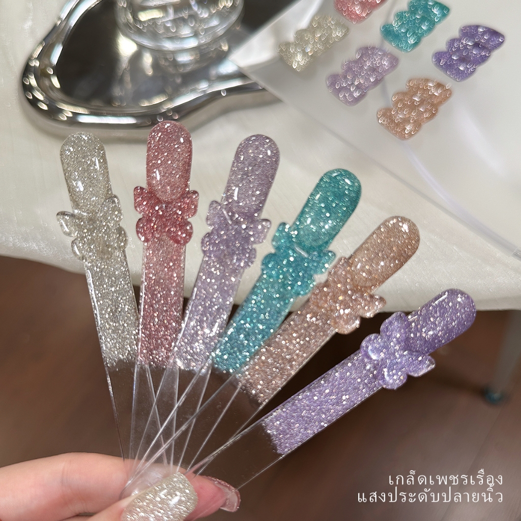 XEIJAYI 15ml สไตล์ใหม่เงาแชมเปญสีม่วงเงินสีฟ้าสีเขียวเจลยาทาเล็บทนทานเหมาะสําหรับทุกฤดูกาล - รูปที่ 2