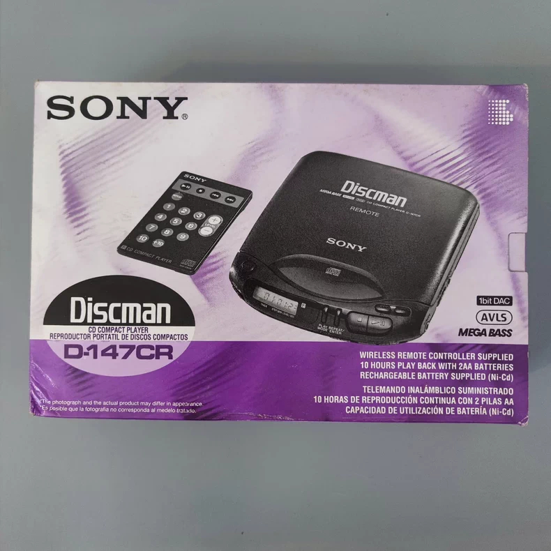 Sony D-147CR Discman - งานญี่ปุ่น สต๊อกเก่าใหม่ รีโมทไร้สาย Mega Bass