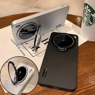 สําหรับ Vivo x100 x200 X300 Ultra X300 x100 x200 Pro X300S x200S Pro สไตล์ที่มองไม่เห็นพร้อมเลนส์ผู้ถือโลหะป้องกันปกหลังสําหรับ Vivo x200 pro mini เคสโทรศัพท์