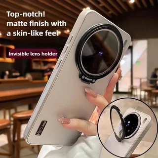 สําหรับ Vivo x100 x200 X300 Ultra X300 x100 x200 Pro X300S x200S Pro สไตล์ที่มองไม่เห็นพร้อมเลนส์ผู้ถือโลหะป้องกันปกหลังสําหรับ Vivo x200 pro mini เคสโทรศัพท์