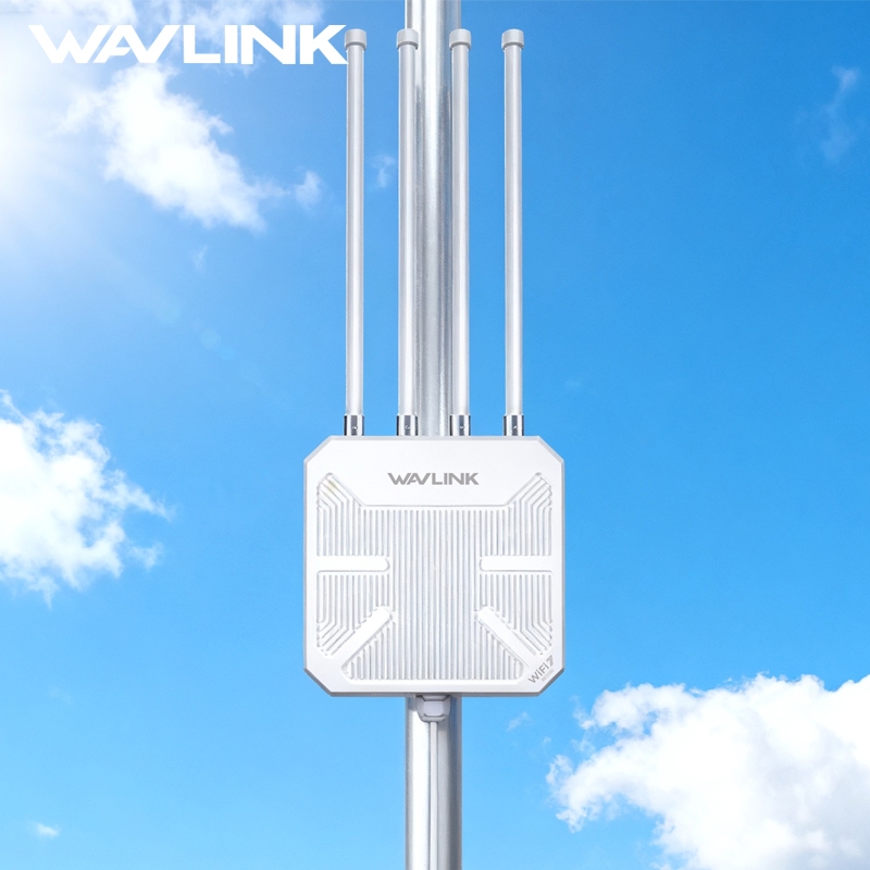 WAVLINK WiFi 7 กลางแจ้งตาข่าย Router BE5100 ยาว Extender Dual Band Access Point/Repeater/ตาข่ายพร้อม