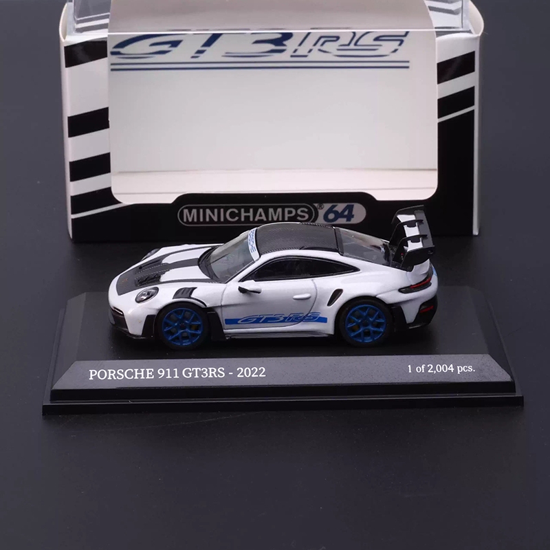Minichamps 1:64 Porsche 911 (992) GT3 RS 2024 โมเดลรถอัลลอย