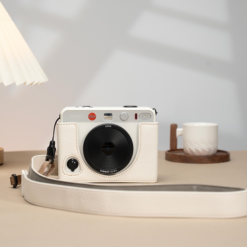 สําหรับ leica leica Sofort 2 กระเป๋ากล้องป้องกันกรณี sofort2 โพลารอยด์หนังอุปกรณ์เสริมจัดเก็บ