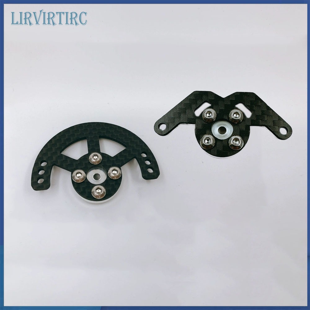RC เรือ 25T Servo Horn คาร์บอนไฟเบอร์ Servo Armทวิภาคีสีดํามาตรฐาน Servo Rocker สําหรับ Catamaran