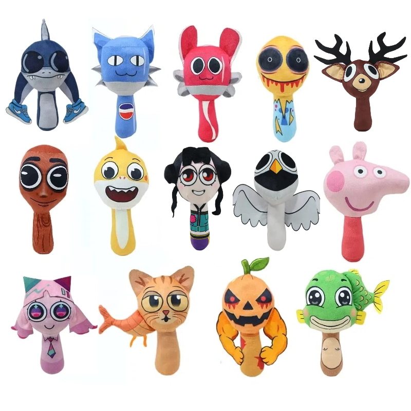 Incredibox Sprunki Italian Brainrot ของเล่นตุ๊กตา trralero tralala