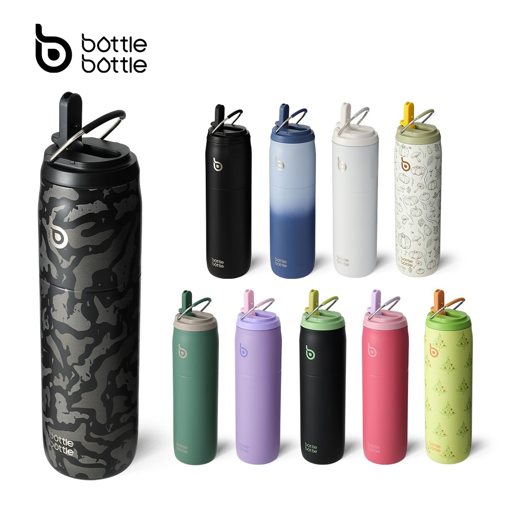 BOTTLE BOTTLE ขวดน้ํา 900ml สแตนเลสเก็บความเย็นถ้วยเก็บอุณหภูมิแบบพกพากระติกเก็บความเย็นสูญญากาศมีหลอดในตัว ใช้สําหรับการออกกํลังกายกีฬากลางแจ้ง