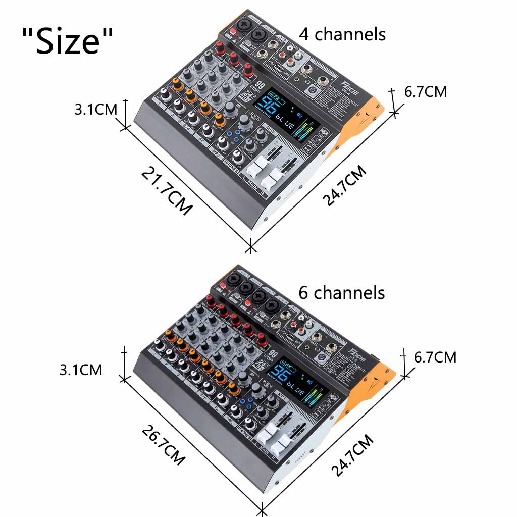 Professional mixer มิกเซอร์  เครื่องผสมมืออาชีพพร้อมเอาต์พุตเอฟเฟกต์ 99DSP DJ Mixer Party เฉพา/KTV/กล่อง ราคา ถูกที่สุด ดีลบีเคเค แกลเลอรีภาพที่ 7