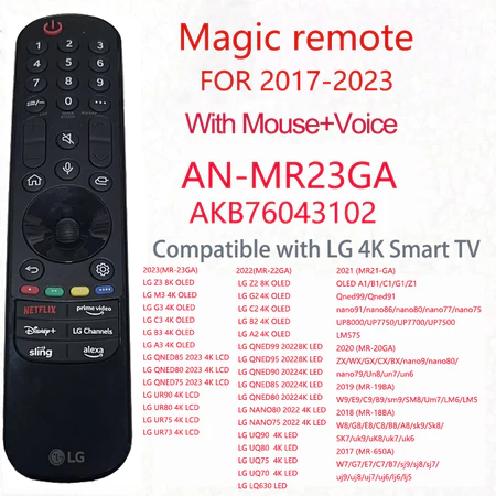 รีโมทคอนโทรล LG MR23GA Magic ของแท้สําหรับ LG Smart TV ควบคุมด้วยเสียง/เมาส์ เข้ากันได้กับ AKB760431