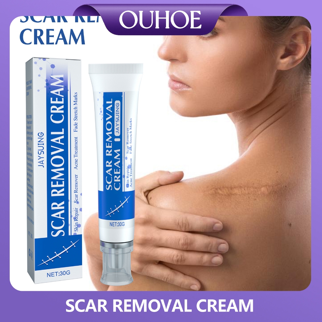 Jaysuing Scar Removal Cream Scar Lightening Smooth Firming Skin Repair Cream