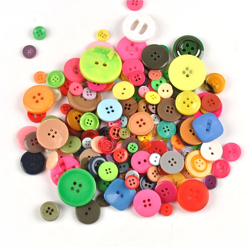 50 ชิ้น 1-3 ซม.สุ่มผสม Rotundity ย้อม Shank Flatback ปุ่มพลาสติกสําหรับเสื้อผ้าเด็กรองเท้าอุปกรณ์เย็บผ้าสมุดภาพ DIY Craft CP2240