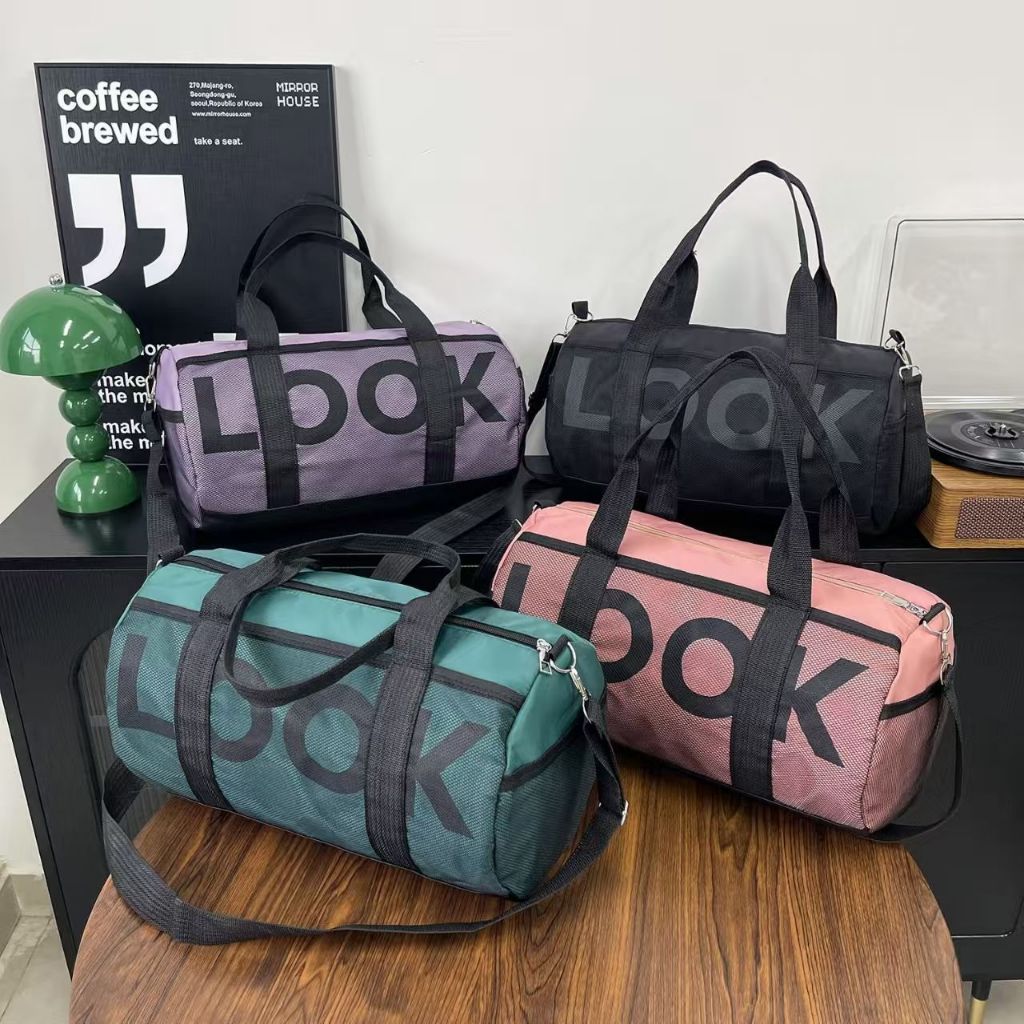 กระเป๋าแฟชั่นอเนกประสงค์ ผ้ากันน้ำ Oxford น้ำหนักเบาความจุขนาดใหญ่ กระเป๋าสะพายไหล่ปรับได้สำหรับการเดินทางกลางแจ้ง