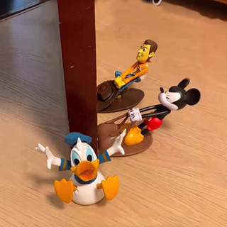 3 สไตล์ 12 ซม.Mickey Donald Duck Door Stopper ตัวเลขการกระทํ…