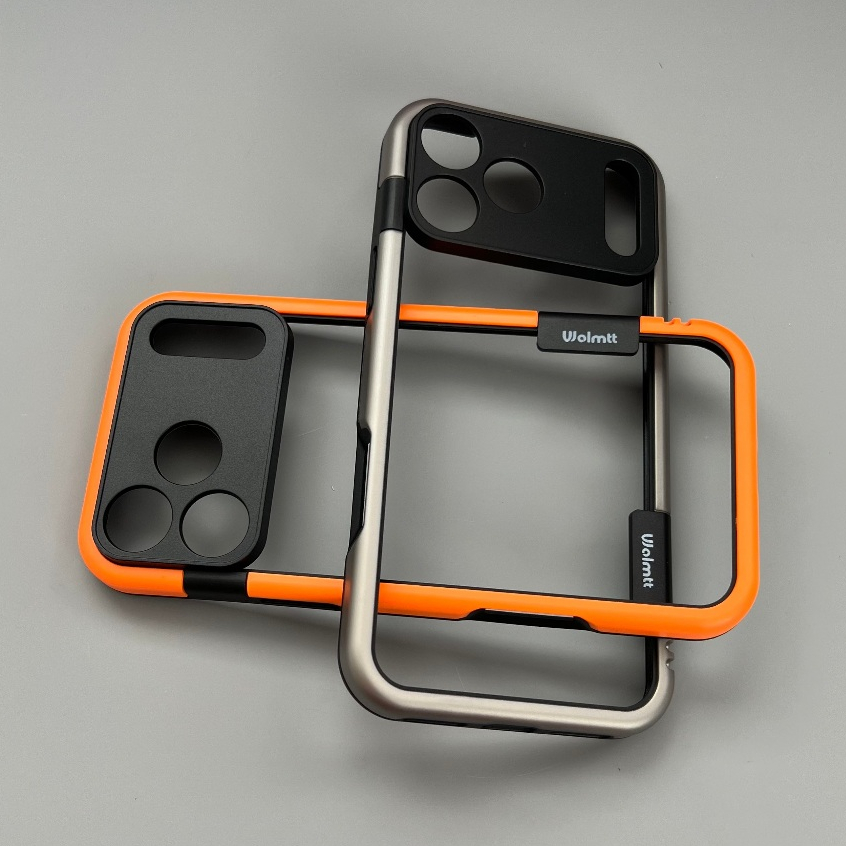 【360° Rotatable Bracket/Heat dissipation matte acrylic hard case/Gray】เคส compatible for iPhone 11 12 13 14 15 16 17 pro max case
