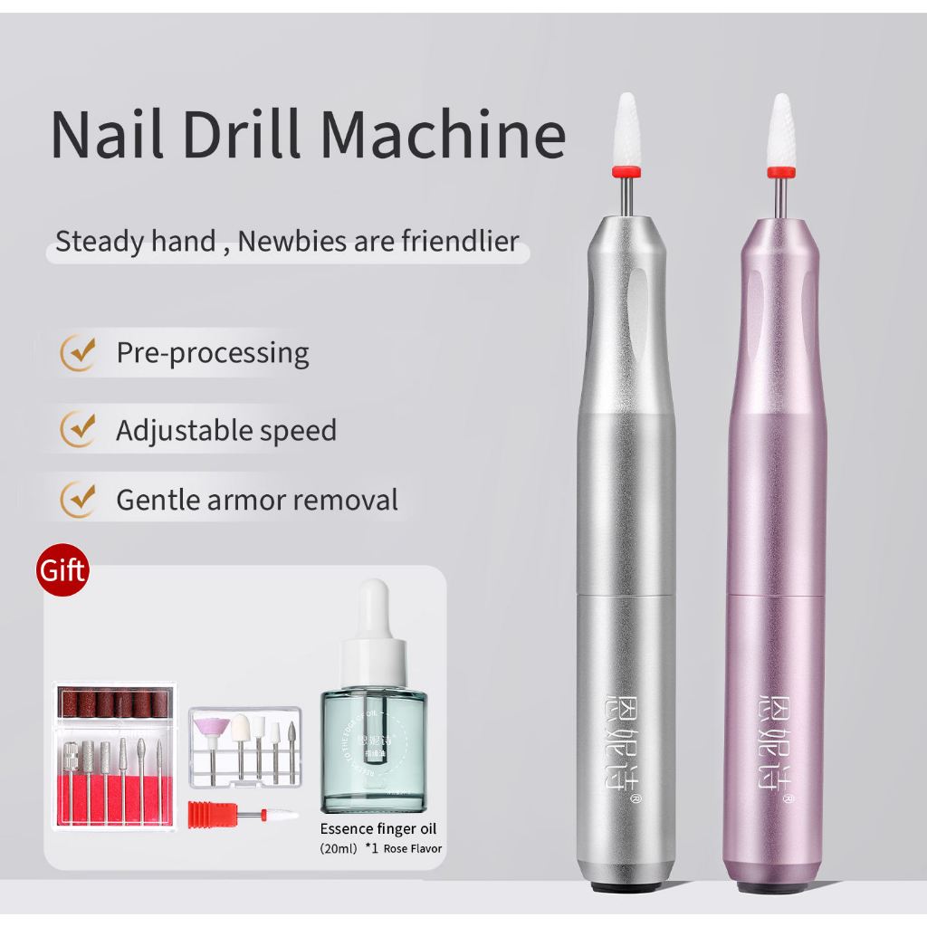 ANNIES ไฟฟ้าเล็บกําจัดเครื่องขัดครัวเรือนขนาดเล็กปากกาประเภทเครื่องขัดเล็บแต่งเล็บขัดผิวเล็บเครื่องม