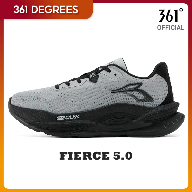 รองเท้าวิ่งผู้ชาย 361 Degrees Fierce 5.0 ขนาดกว้าง ลดแรงกระแทกดี มีฟองน้ำนุ่มสบาย ใช้วิ่งระยะทาง 3-1