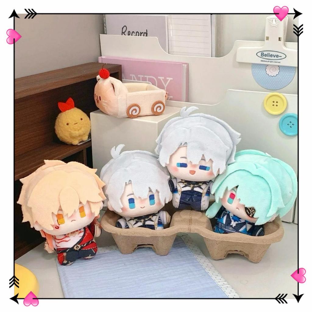 10 ซม. Honkai: Star Rail Anaxa Mydei Kainon ตุ๊กตาตุ๊กตา, Fluffy Maumet จี้หุ่นพวงกุญแจพิมพ์ตุ๊กตาตุ
