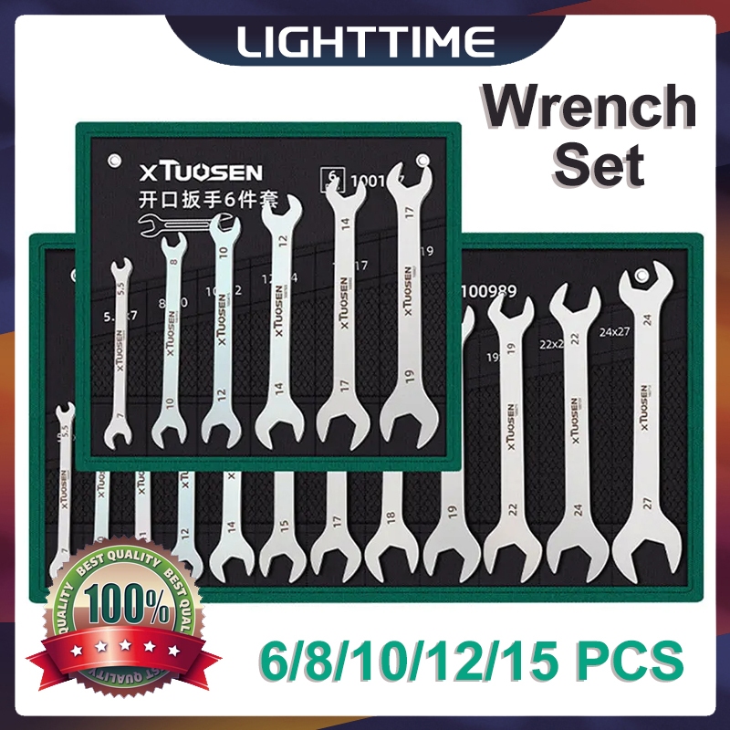 Ultra-thin ชุดประแจปลายเปิดประแจวงล้อ Universal Spanner ชุดประแจอเนกประสงค์สําหรับจักรยานรถจักรยานยนต์เครื่องมือซ่อมรถยนต์
