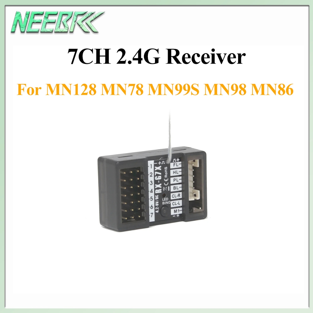 NEEBRC 7CH 2.4G Winch Controller MN Light Control Receiver สําหรับ MN78 MN99S MN82 MN128 MN168