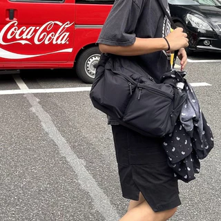 กระเป๋าสะพายไหล่ขนาดใหญ่ กระเป๋าสะพายข้างอเนกประสงค์ กระเป๋าลำลองสำหรับผู้ชายและผู้หญิง