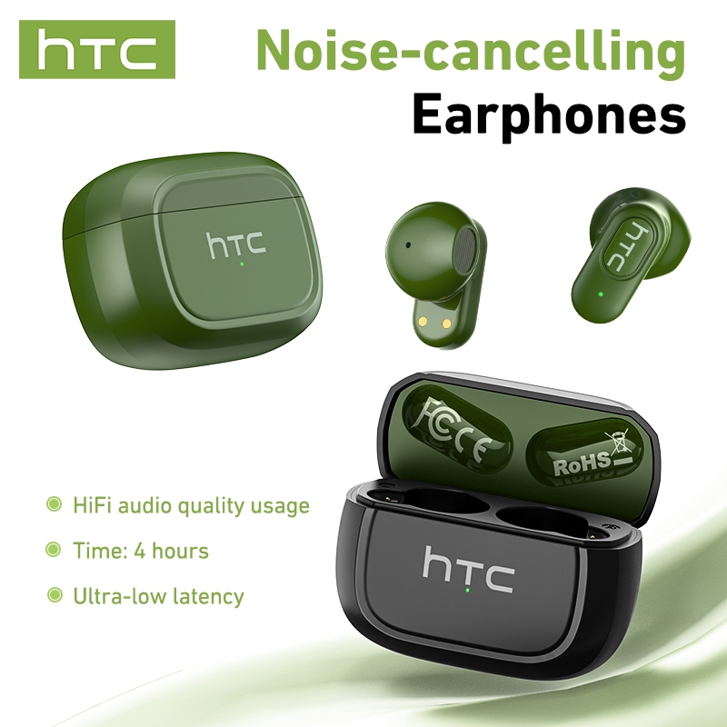 HTC NE51AI หูฟังการแปล หูฟังบลูทูธเพลงไฮไฟ V6.0 เกมความหน่วงต่ํา หูฟังไร้สายตัดเสียงรบกวนอัจฉริยะ