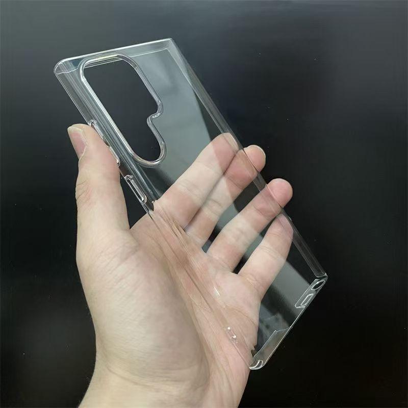 SAMSUNG เคสโทรศัพท์ใสเหมาะสําหรับSamsung S24 FE S23 FE A56 5G A55 5G A54 5G A34 5Gฝาครอบแข็งที่ไม่เหลืองโทรศัพท์มือถือProtector