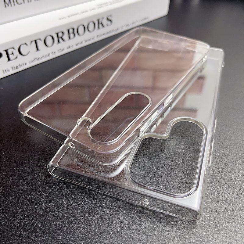 SAMSUNG เคสโทรศัพท์ใสเหมาะสําหรับSamsung S24 FE S23 FE A56 5G A55 5G A54 5G A34 5Gฝาครอบแข็งที่ไม่เหลืองโทรศัพท์มือถือProtector - รูปที่ 3