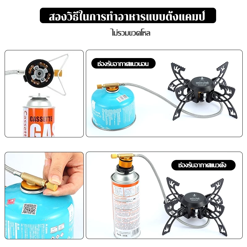 พร้อมส่ง⚡️เตาพับก๊าซอิสระใหม่ 3800W เตาแก๊สพับ อุปกรณ์ตั้งแคมป์ มาพร้อมกับถุงใส่ของ thumbnail 6