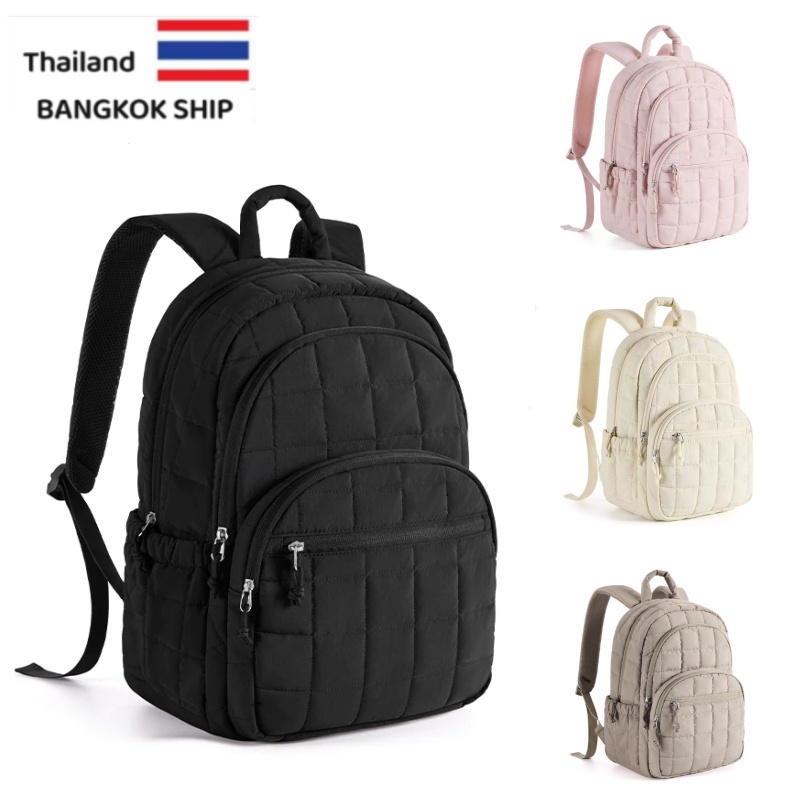 กระเป๋าเป้สะพายหลังแฟชั่นผู้หญิงกระเป๋าเดินทาง Casual Daypack 13.3 นิ้ว กระเป๋านักเรียนวิทยาลัย Unisex