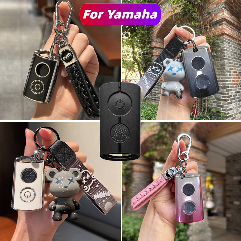 เคสรีโมตกุญแจรถยนต์ สําหรับ Yamaha Nmax Grand Filano NVX XMAX AEROX Y16ZR NVX155 XMAX300