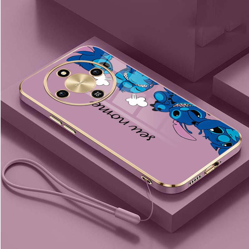 Honor X9d 5G HONOR X9d Stitch Name เคสแบบกําหนดเองออกแบบการ์ตูนฝาหลังแบบนุ่มมันวาว