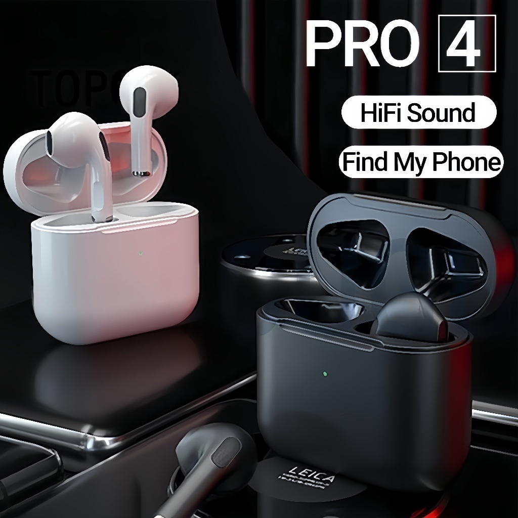 หูฟังไร้สายกันน้ํา Pro4 TWS สําหรับเล่นเกม บลูทูธพร้อมไมโครโฟน