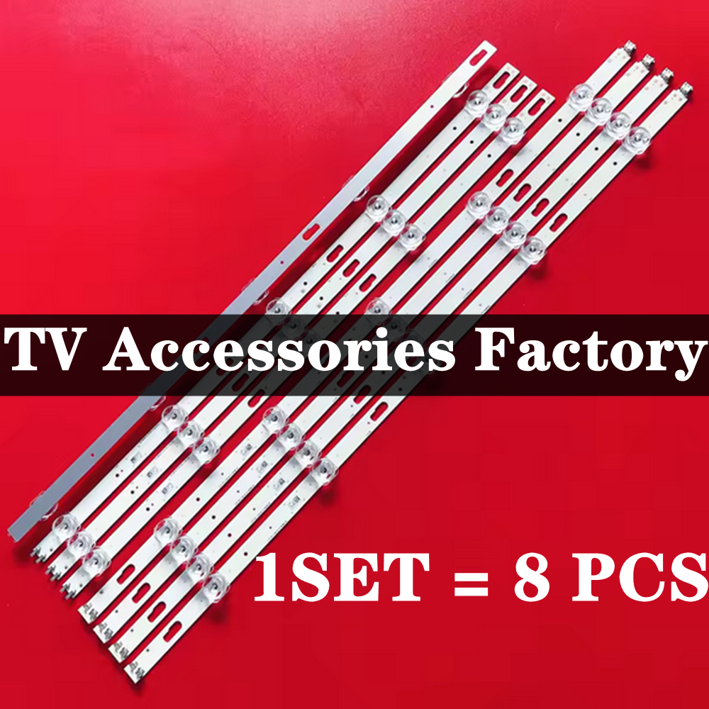 8PCS SAMSUNG UA55AU7000K UA55TU6900K UA55TU7000K UA55TU8000K UA55AU7700K TV LED BACKLIGHT BARU พร้อม