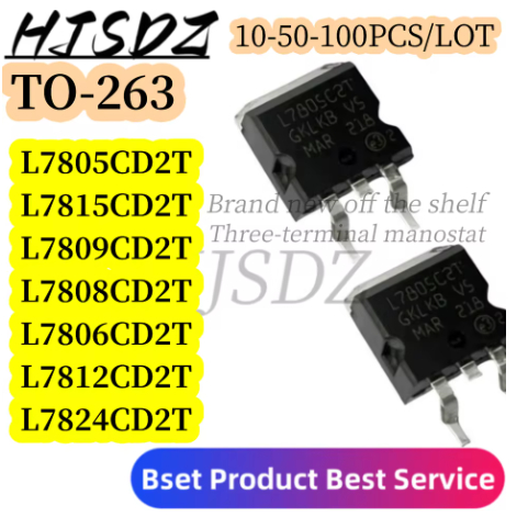 5PCS L7805C2T TO-263 L7805CD2T TO263 L7812CD2T L7812C2T L7806C2T L7808C2T L7809C2T L7809C2T L7809C2T