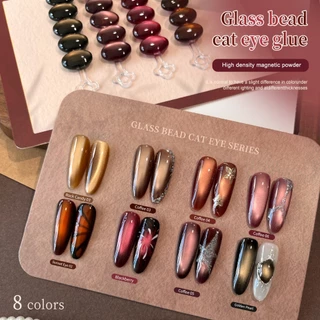 XEIJAYI 15ml สไตล์ใหม่ Super Beautiful Caramel Amber Rose Red Cat Eye Gel ยาทาเล็บเหมาะสําหรับแต่งเล็บและใช้ทุกวัน