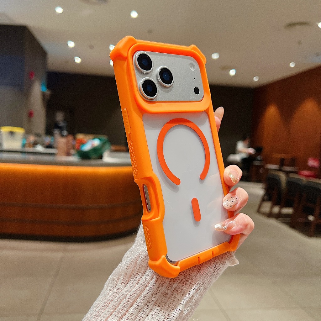 Sunyi สําหรับ iPhone Air 17 Pro Max เสริมเคสโทรศัพท์กันกระแทกพร้อมพอร์ตชาร์จฝาครอบกันฝุ่น