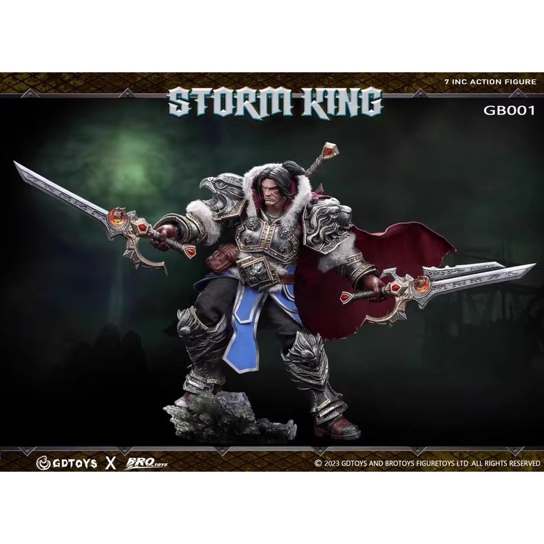 GDTOYS X BROTOYS GB001 แอ็คชั่น Warcraft Storm King Wa Wang Wa