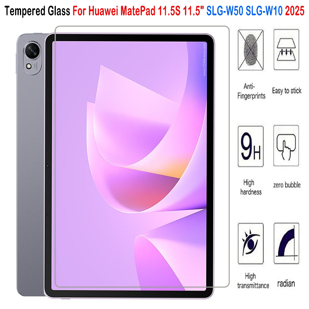 สําหรับ Huawei MatePad 11.5S 2025 2024 SLG-W50 SLG-W10 9H ความแข็งป้องกันหน้าจอ HUAWEI MatePad 11.5 