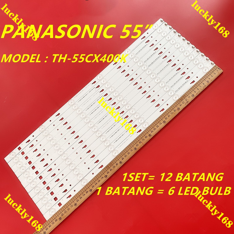 ใหม่ 12 ชิ้น/เซ็ต TH-55CX400K PANASONIC 55 LED TV BACKLIGHT TH-55CX400