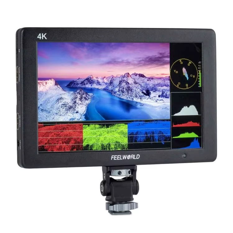 FEELWORLD T7 PLUS 7 นิ้ว 3D LUT กล้อง DSLR สนามพร้อม ตัวเรือนอลูมิเนียม Waveform 4K
