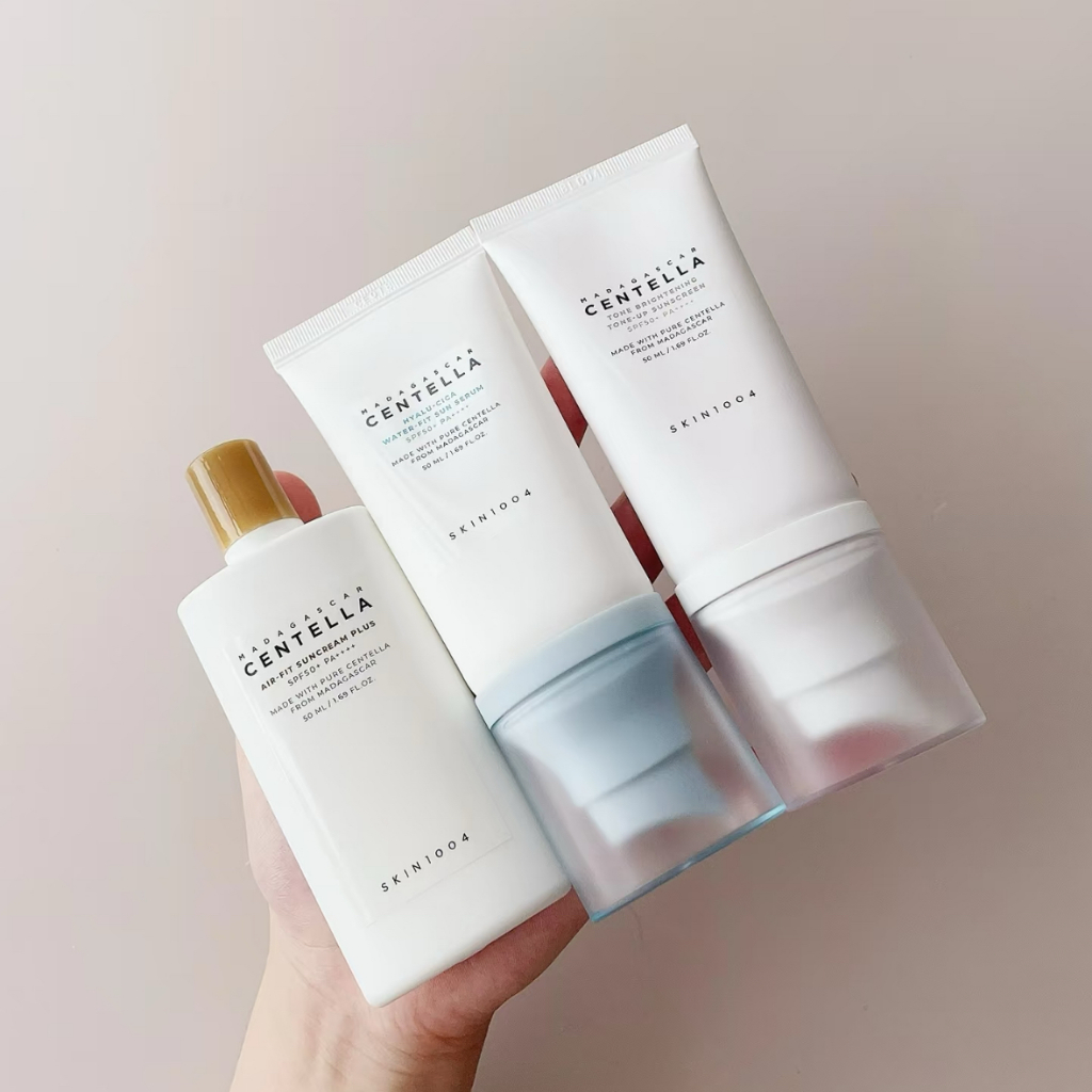 เกาหลี เกาหลี SKIN1004 Skin Care Angel Brightening ครีมกันแดด 50ml น้ําหอมปราศจากแอลกอฮอล์ Non-Greas