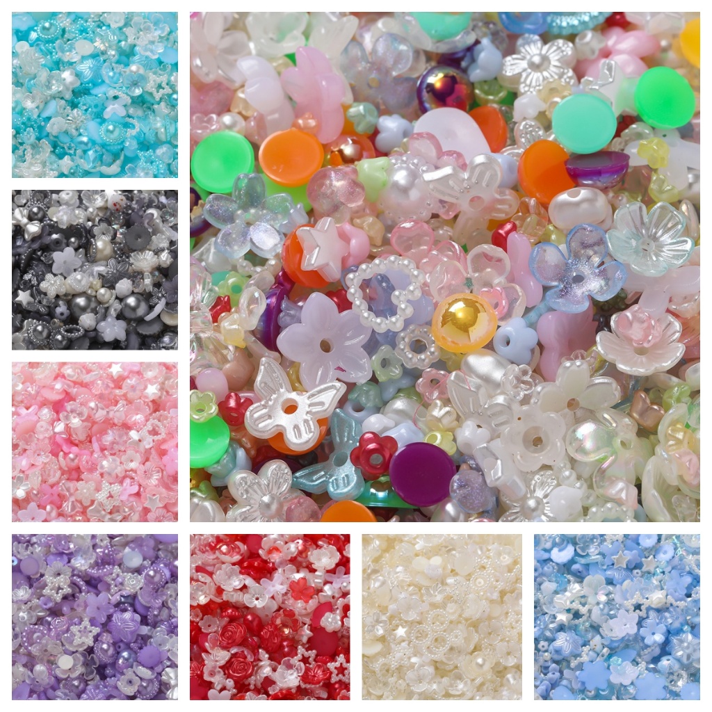 St. Kunkka 5-15mm 20g อะคริลิค วัสดุสำหรับทำเครื่องประดับและแต่งเล็บ DIY
