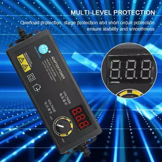 [จัดส่งในพื้นที่] อะแดปเตอร์จ่ายไฟ 3-36V ของสหราชอาณาจักรที่ปรับได้สําหรับเครื่องเล่นเกม Moto
