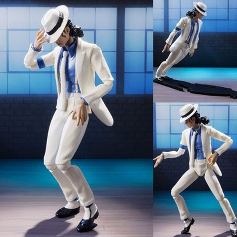 16 ซม.Michael Jackson Smooth Criminal Moonwalk Action Figure ของเล่น Michael Jackson MJ Thriller Joint Movable คริสต์มาสของขวัญ